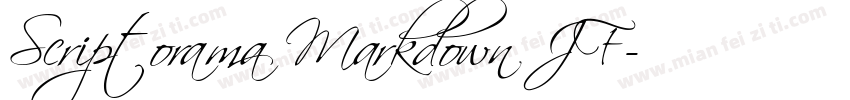 Scriptorama Markdown JF字体转换